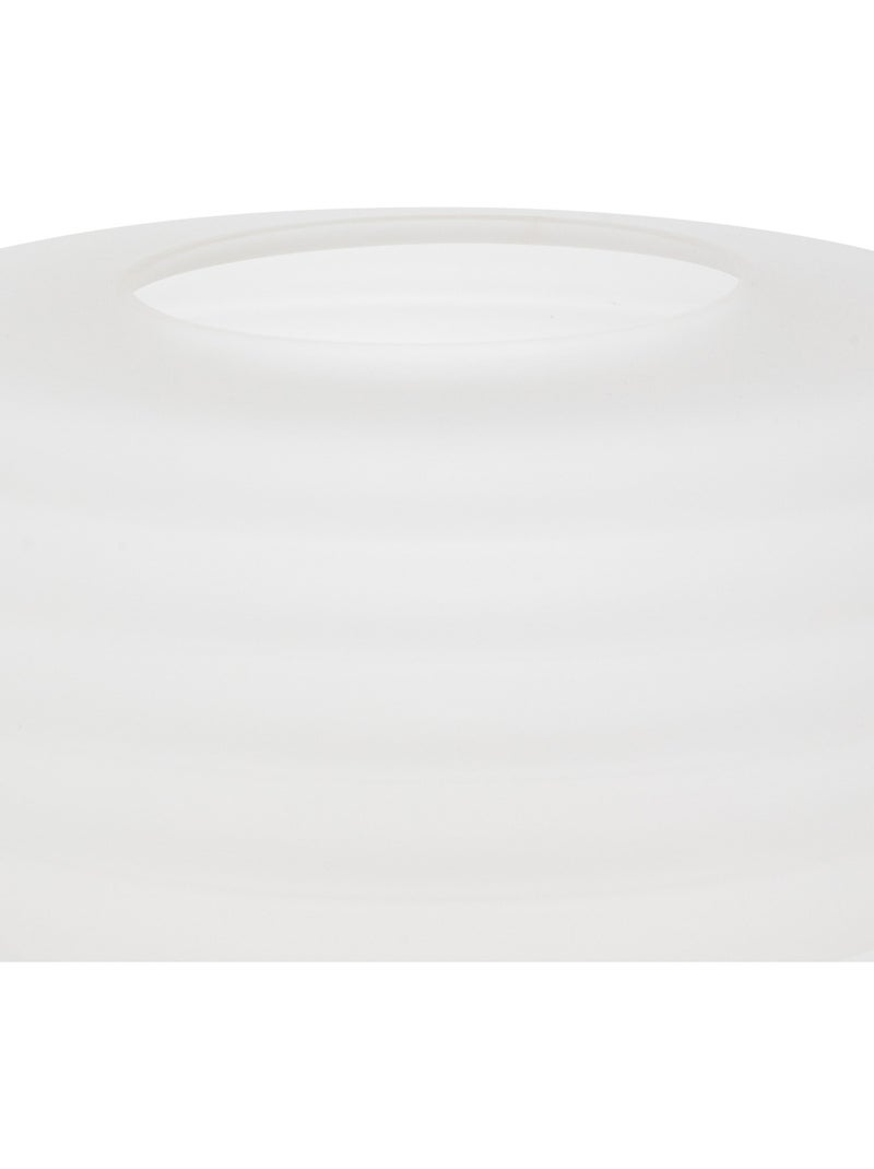 Lampe à poser en verre sablé et grès ASTI Vert - Kiabi