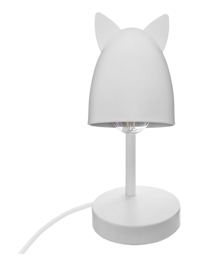 Lampe à poser enfant avec oreilles JERRY Blanc - Kiabi