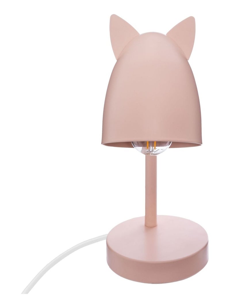 Lampe à poser enfant avec oreilles JERRY Rose - Kiabi