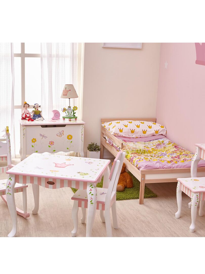 Lampe enfant cracked rose chevet bureau veilleuse chambre bébé fille  w-5069ge - Conforama