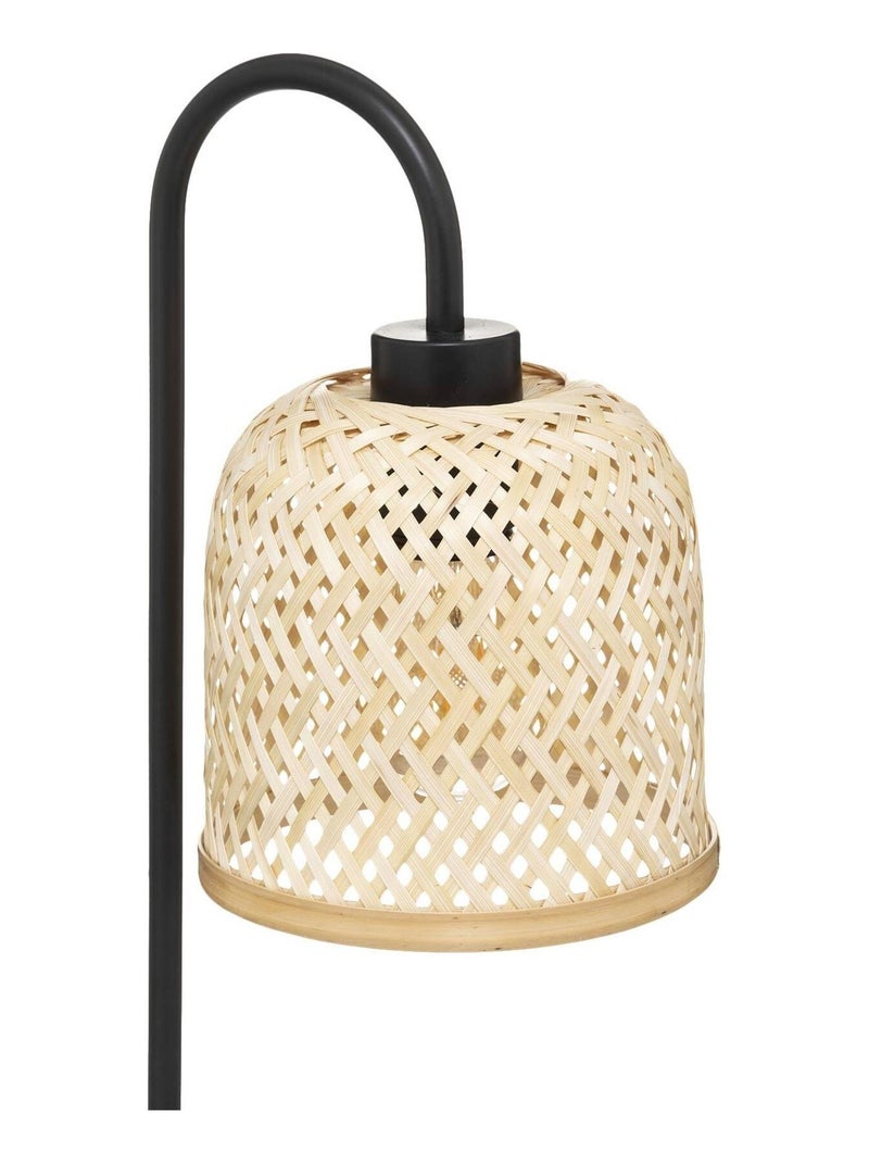 Lampe à poser esprit naturel Noir - Kiabi