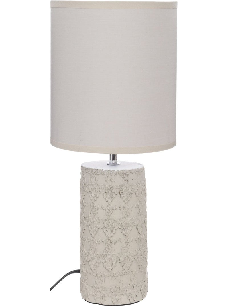 Lampe à poser ethnique Melo Beige - Kiabi