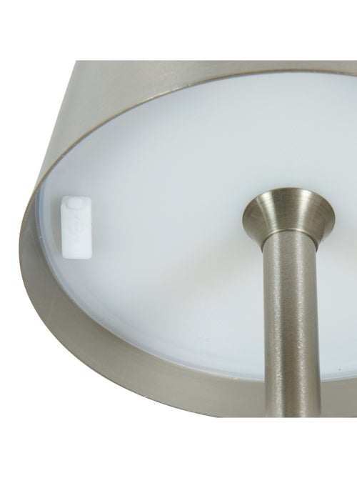 Lampe à poser extérieure LED rechargeable - Kiabi Lampe à poser extérieure LED rechargeable - Kiabi