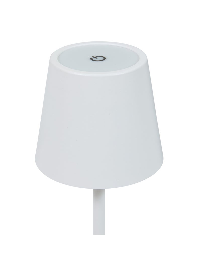 Lampe à poser extérieure LED rechargeable Blanc - Kiabi