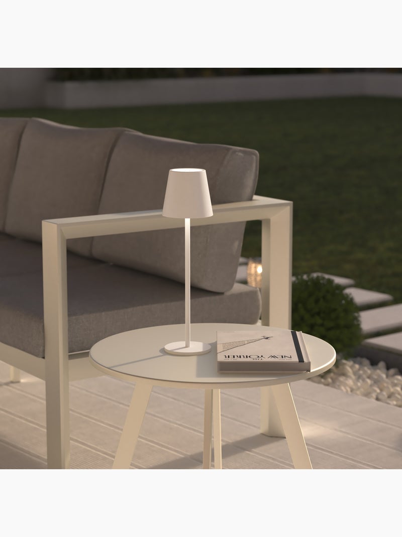 Lampe à poser extérieure LED rechargeable Blanc - Kiabi