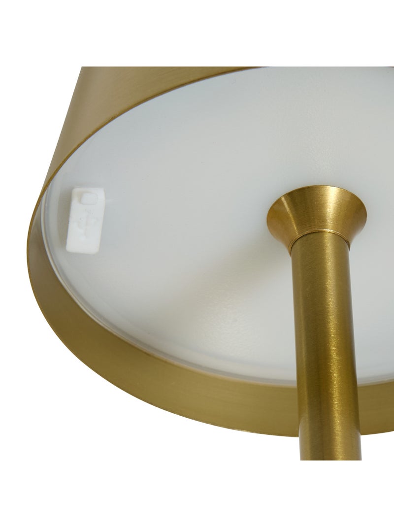 Lampe à poser extérieure LED rechargeable Doré/or - Kiabi
