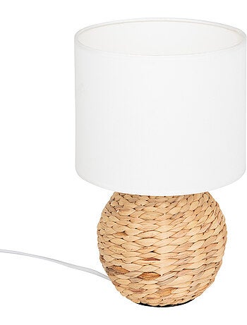 Lampe à poser jacinthe d'eau tressée SAND