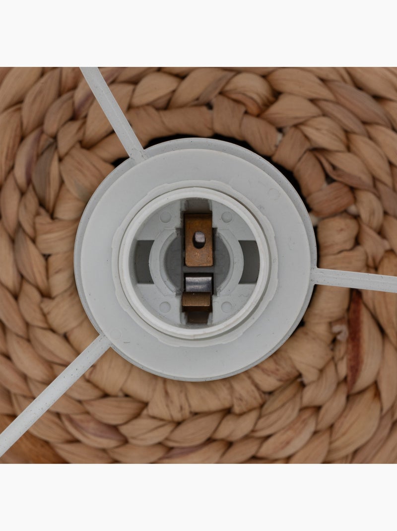 Lampe à poser jacinthe d'eau tressée SAND Beige - Kiabi