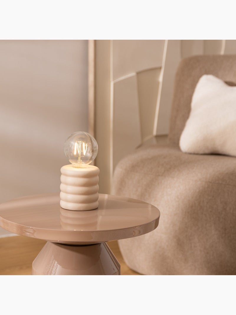Lampe à poser LED PERRY Beige - Kiabi