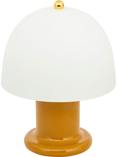Lampe à poser LED verre sans fil à piles RICK - Kiabi Lampe à poser LED verre sans fil à piles RICK - Kiabi