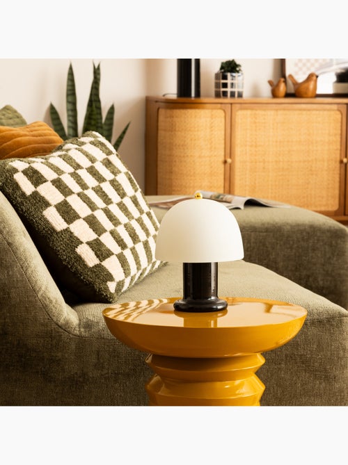 Lampe à poser LED verre sans fil à piles RICK - Kiabi Lampe à poser LED verre sans fil à piles RICK - Kiabi