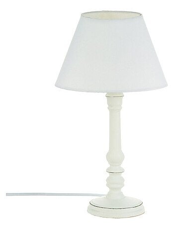 Lampe à poser Leo blanc