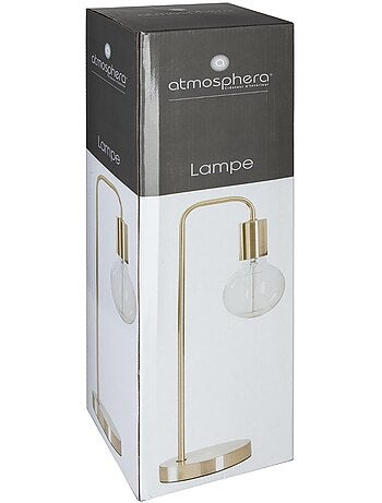 Lampe à poser métal sans abat-jour KELI