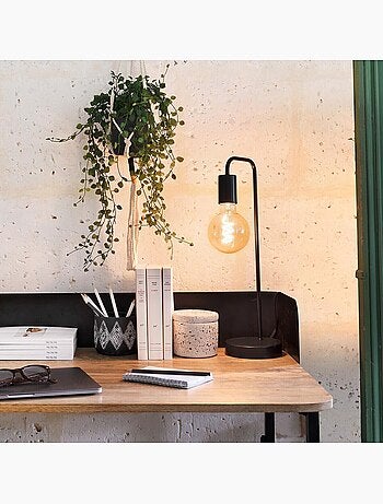 Lampe à poser métal sans abat-jour KELI