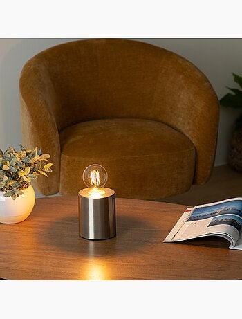 Lampe à poser métal sans abat-jour SABA