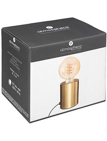 Lampe à poser métal sans abat-jour saba