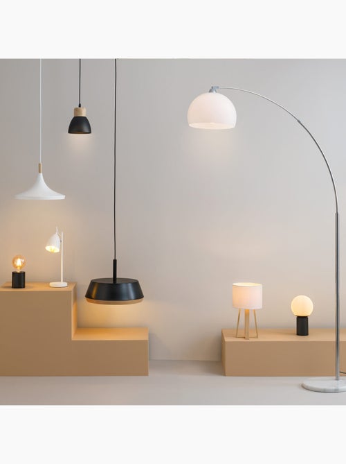 Lampe à poser métal sans abat-jour SABA - Kiabi