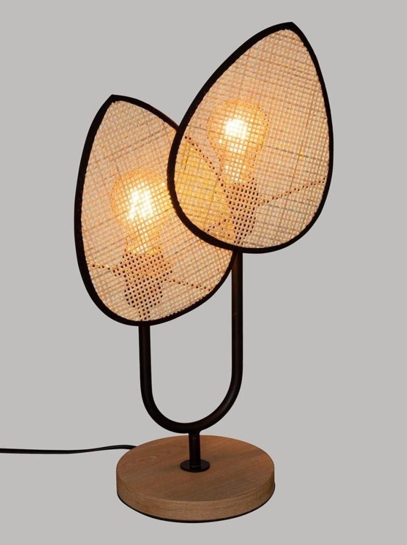 Lampe à poser Olme naturel H44 Beige - Kiabi