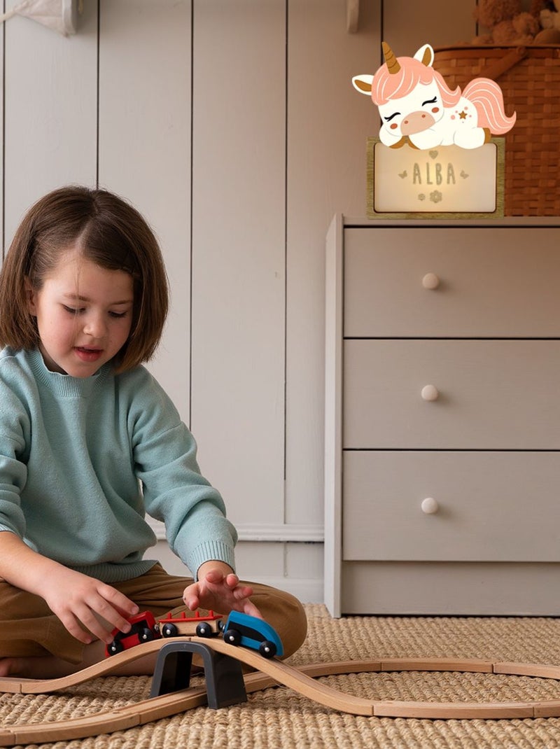 Lampe à poser personnalisable Blanc - Kiabi