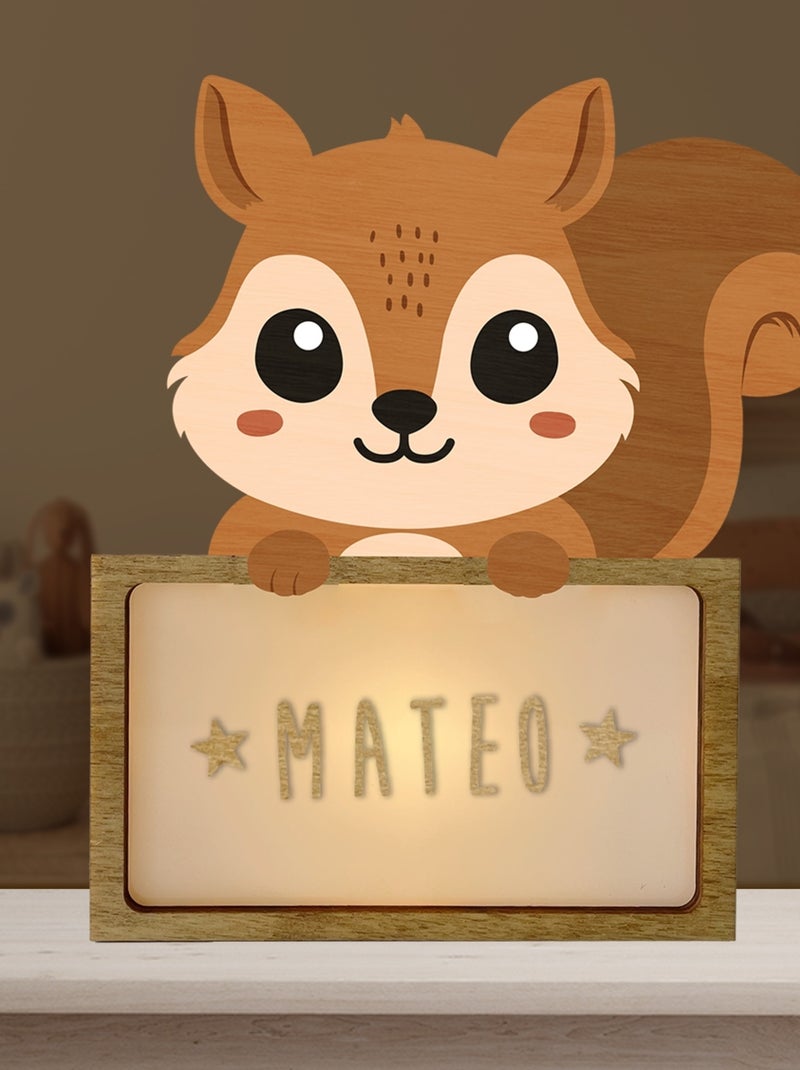 Lampe à poser personnalisable Marron - Kiabi