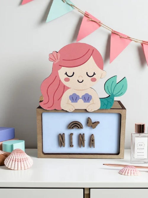 Lampe à poser personnalisable - Kiabi