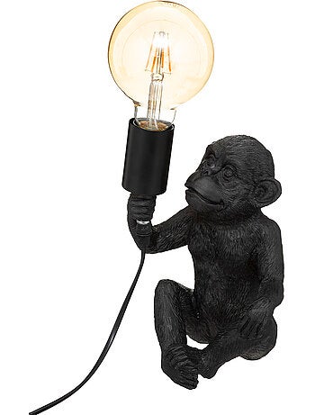 Lampe à poser singe résine