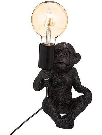 Lampe à poser singe résine