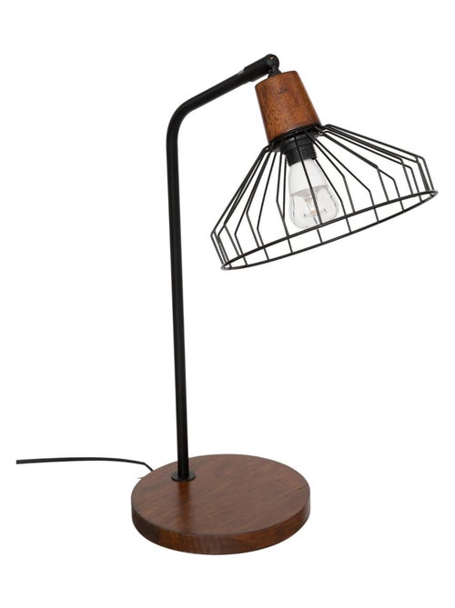 Lampe à poser style bistrot - Kiabi
