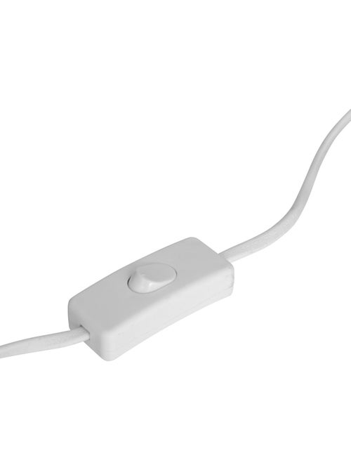 Lampe à poser tissu bouclette BONA - Kiabi