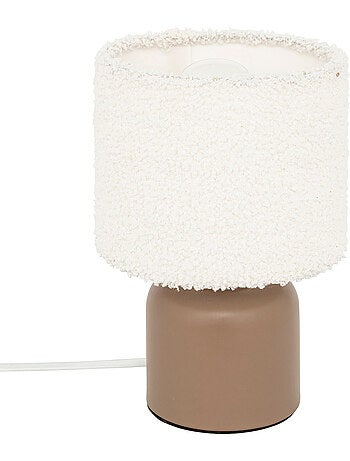 Lampe à poser tissu bouclette BONA
