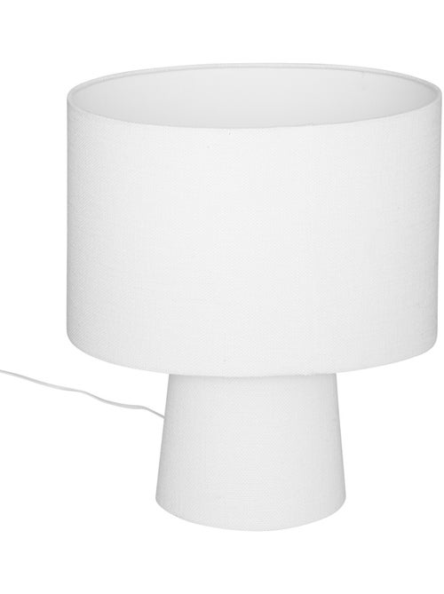 Lampe à poser tissu EIRA - Kiabi Lampe à poser tissu EIRA - Kiabi