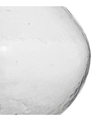 Lampe à poser verre abat-jour coton melly