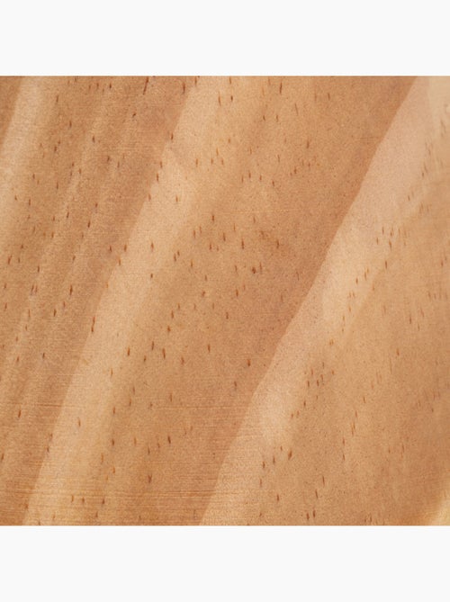 Lampe à poser verre cannelé et bois TRAVIS - Kiabi