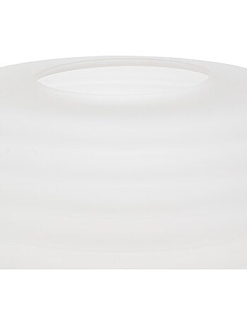 Lampe à poser verre sablé et grès ASTI
