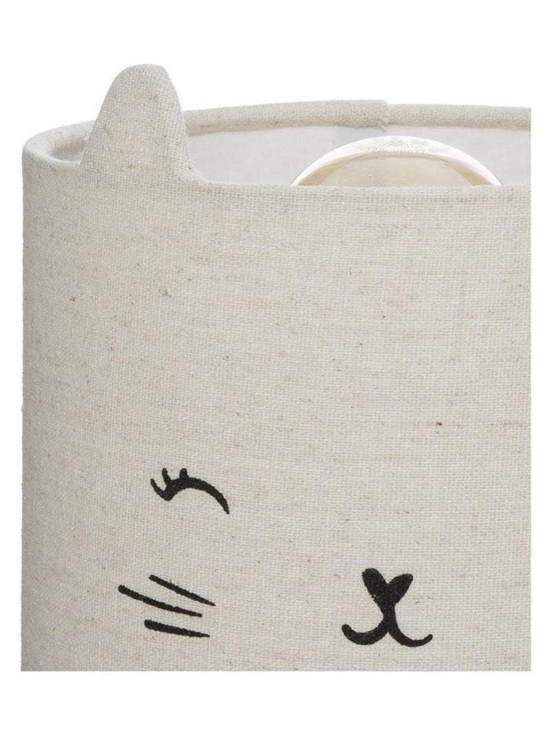 Lampe abat-jour chat Gris - Kiabi