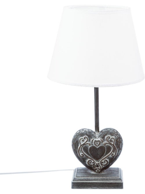 Lampe abat-jour lin PRATI - Kiabi