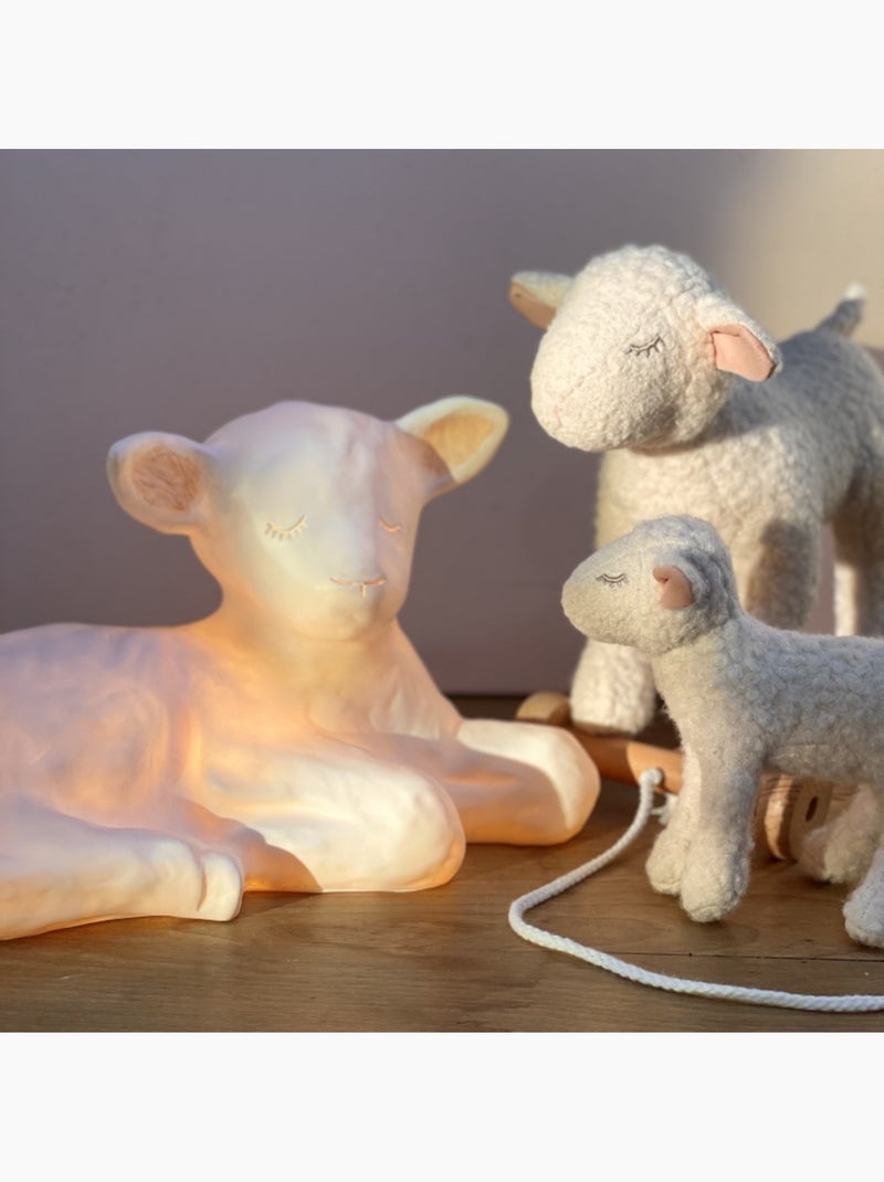 Lampe agneau mary Blanc - Kiabi