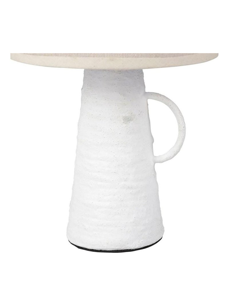 Lampe amphore métal Abisko blanche beige Blanc - Kiabi