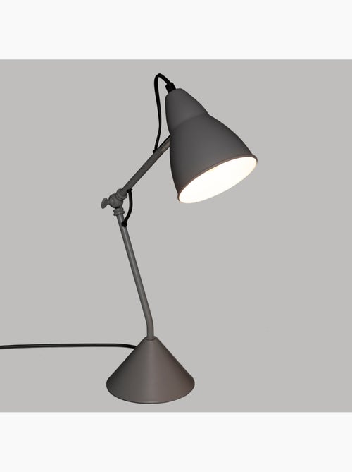 Lampe articulée bureau base ciment design AUDE - Kiabi Lampe articulée bureau base ciment design AUDE - Kiabi