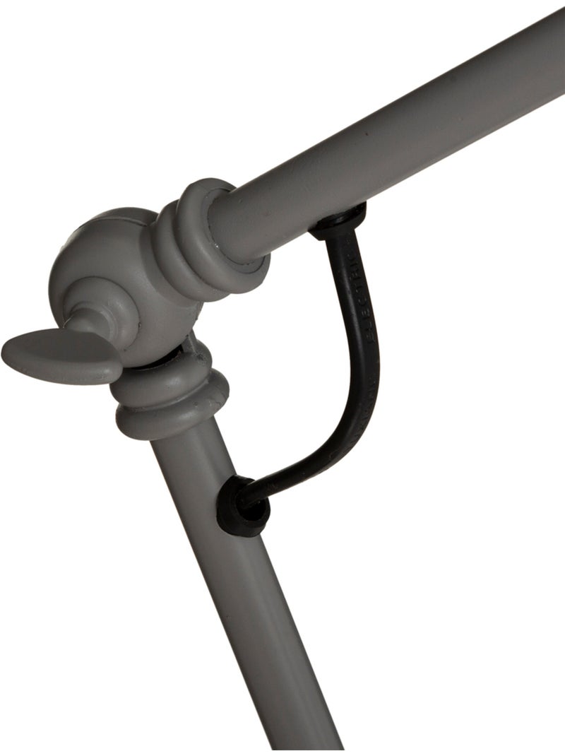 Lampe articulée bureau base ciment design AUDE Gris - Kiabi