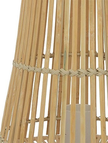 Lampe bambou Mahe naturel H38