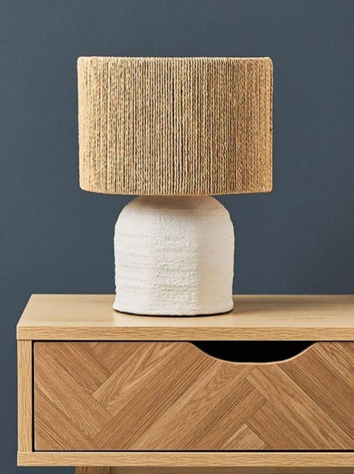Lampe bicolore métal Abisko blanche - Kiabi