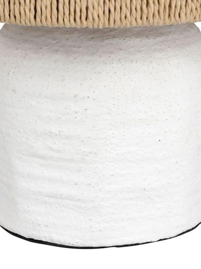 Lampe bicolore métal Abisko blanche Blanc - Kiabi