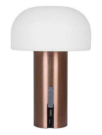 Lampe blanc cuivre rechargeable - House Nordic