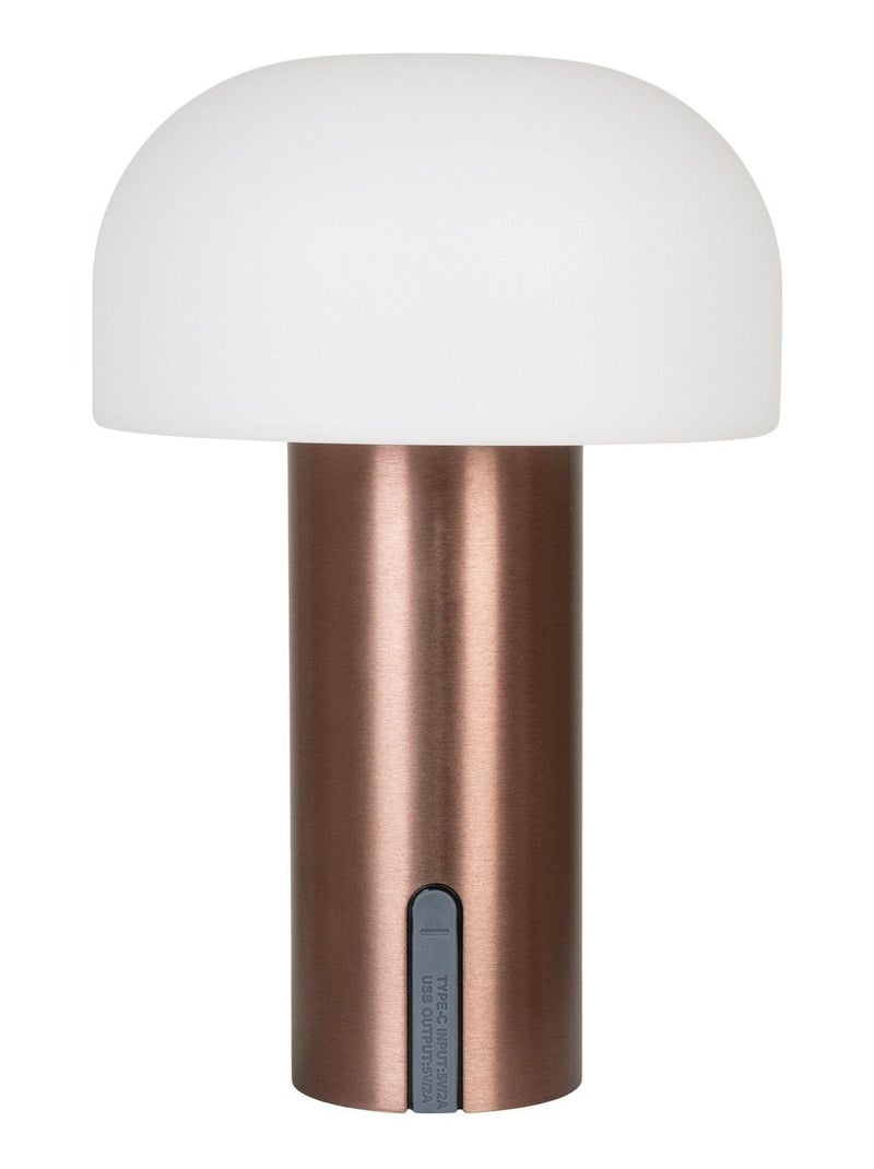Lampe blanc cuivre rechargeable - House Nordic Blanc - Kiabi