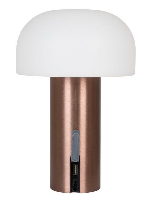 Lampe blanc cuivre rechargeable - House Nordic - Kiabi