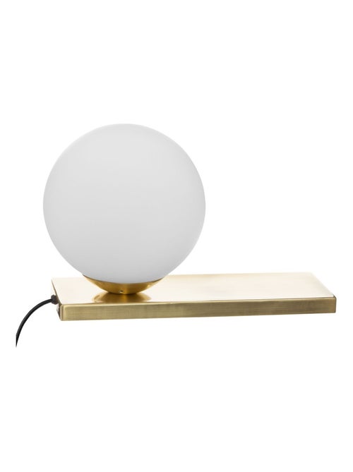 Lampe boule à poser avec base - Kiabi