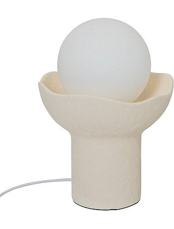 Lampe boule en verre obine