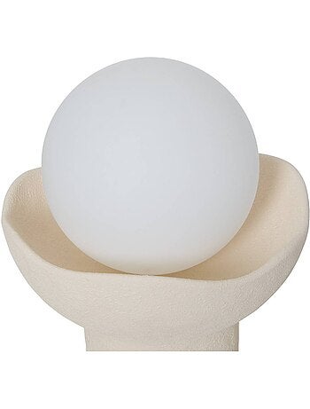 Lampe boule en verre obine