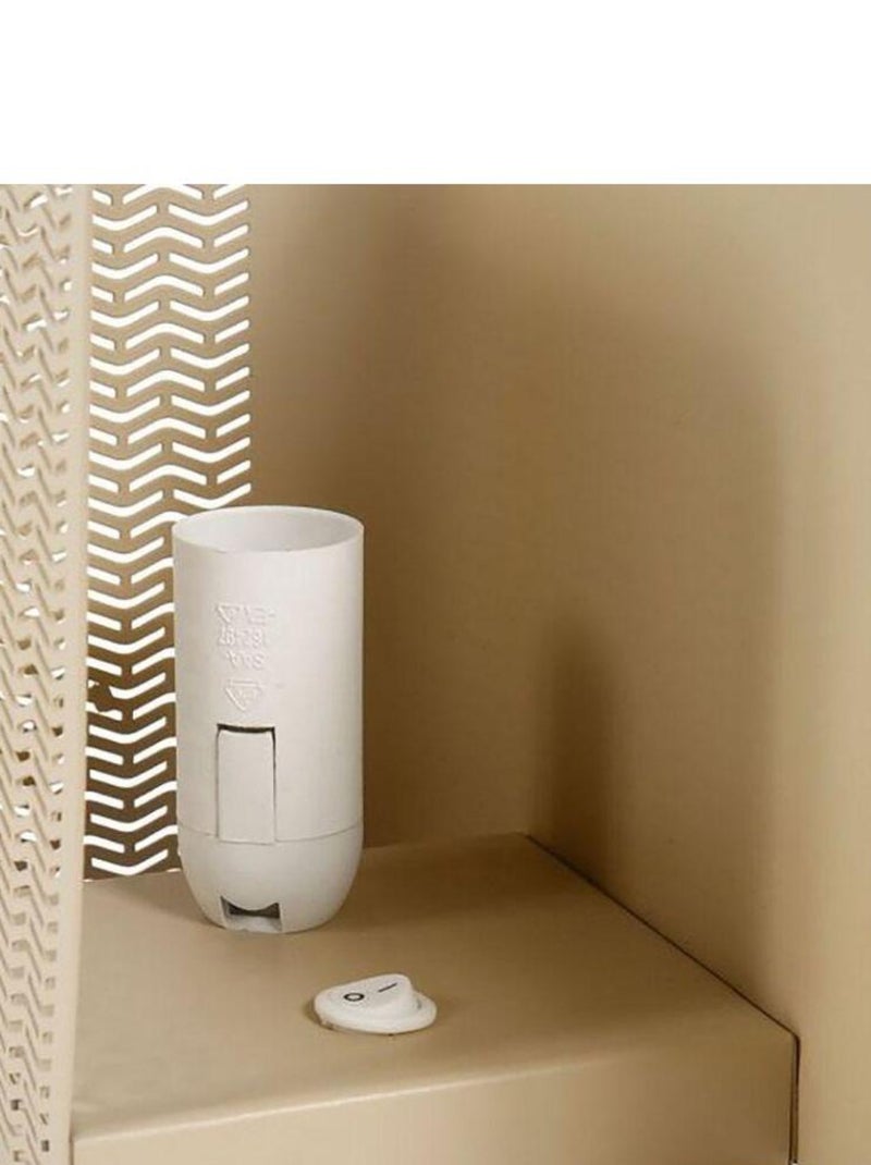 Lampe bureau métal Aladin noisette Beige - Kiabi